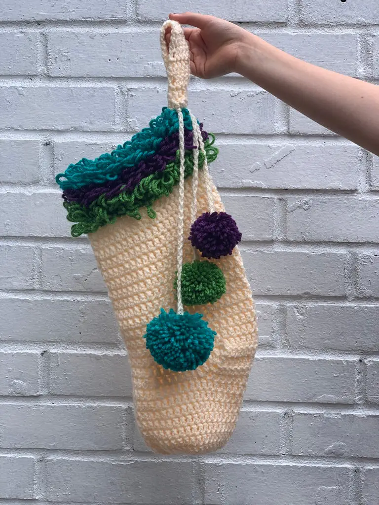 Boho Crochet Christmas Stocking