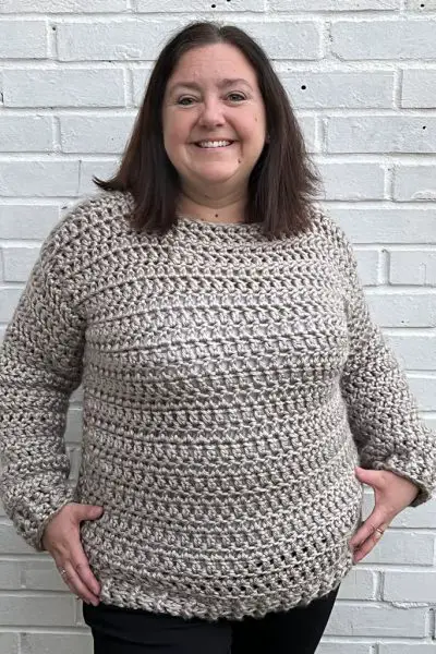 crochet chunky sweater