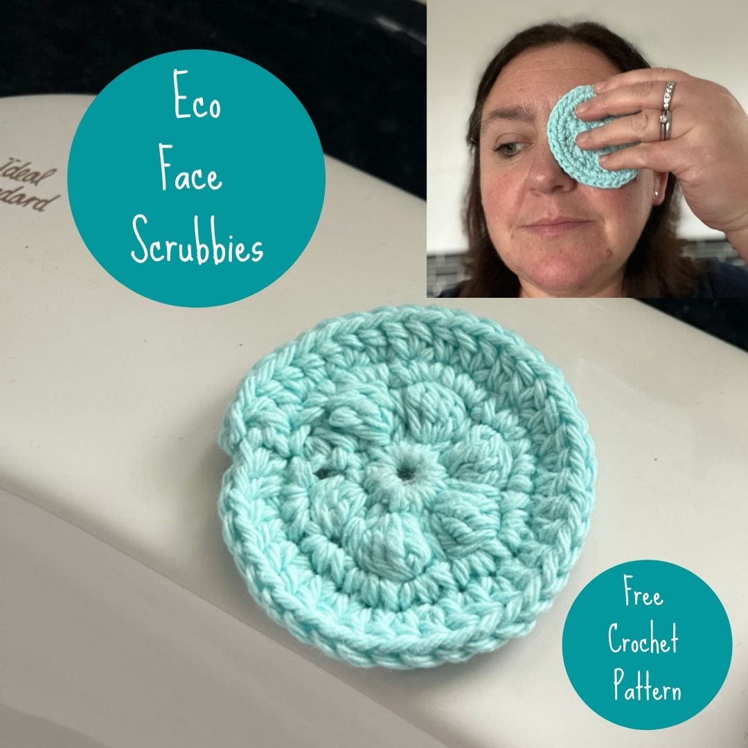 Face scrubbies, free crochet pattern