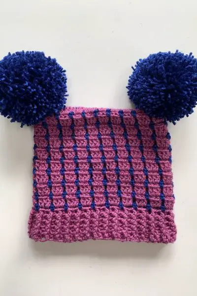 Easy Square crochet hat