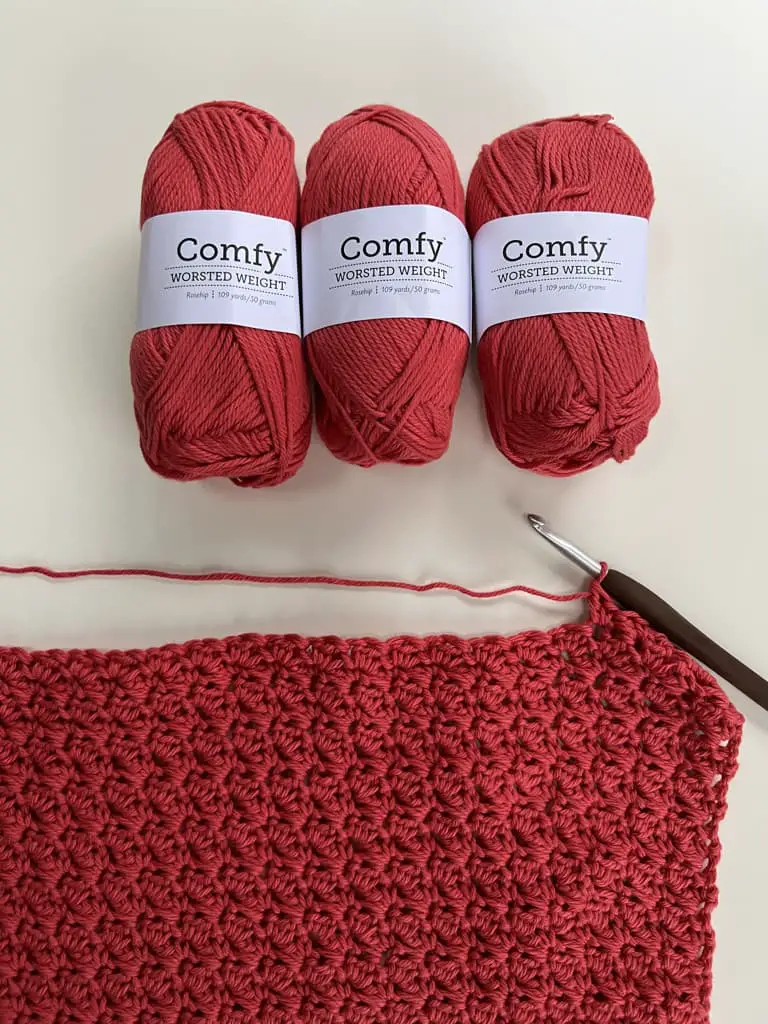 Comfy worsted weight yarn
