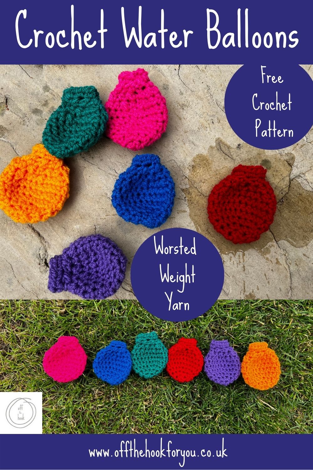 crochet water balloons worsted weight easy free pattern