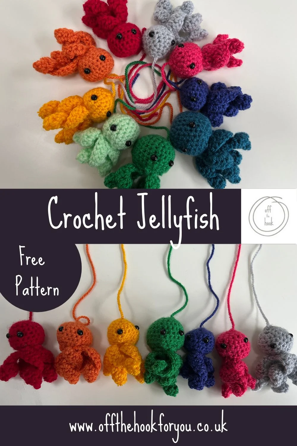 crochet jellyfish easy pattern