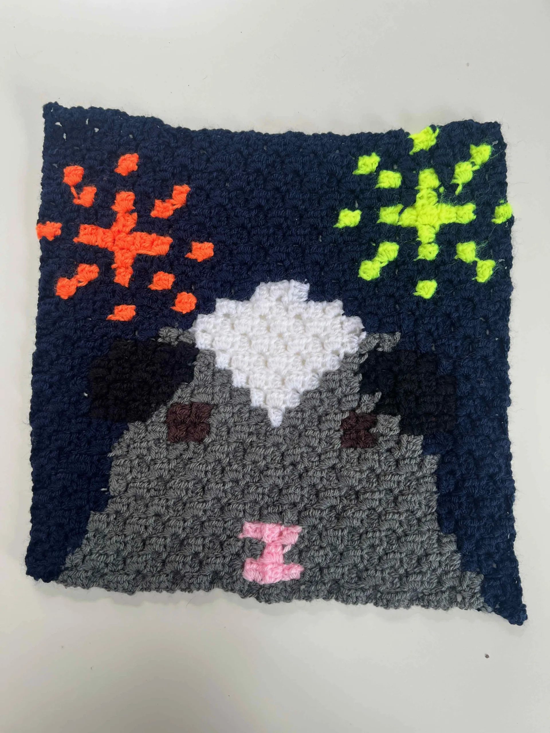 Crochet guinea pig blanket