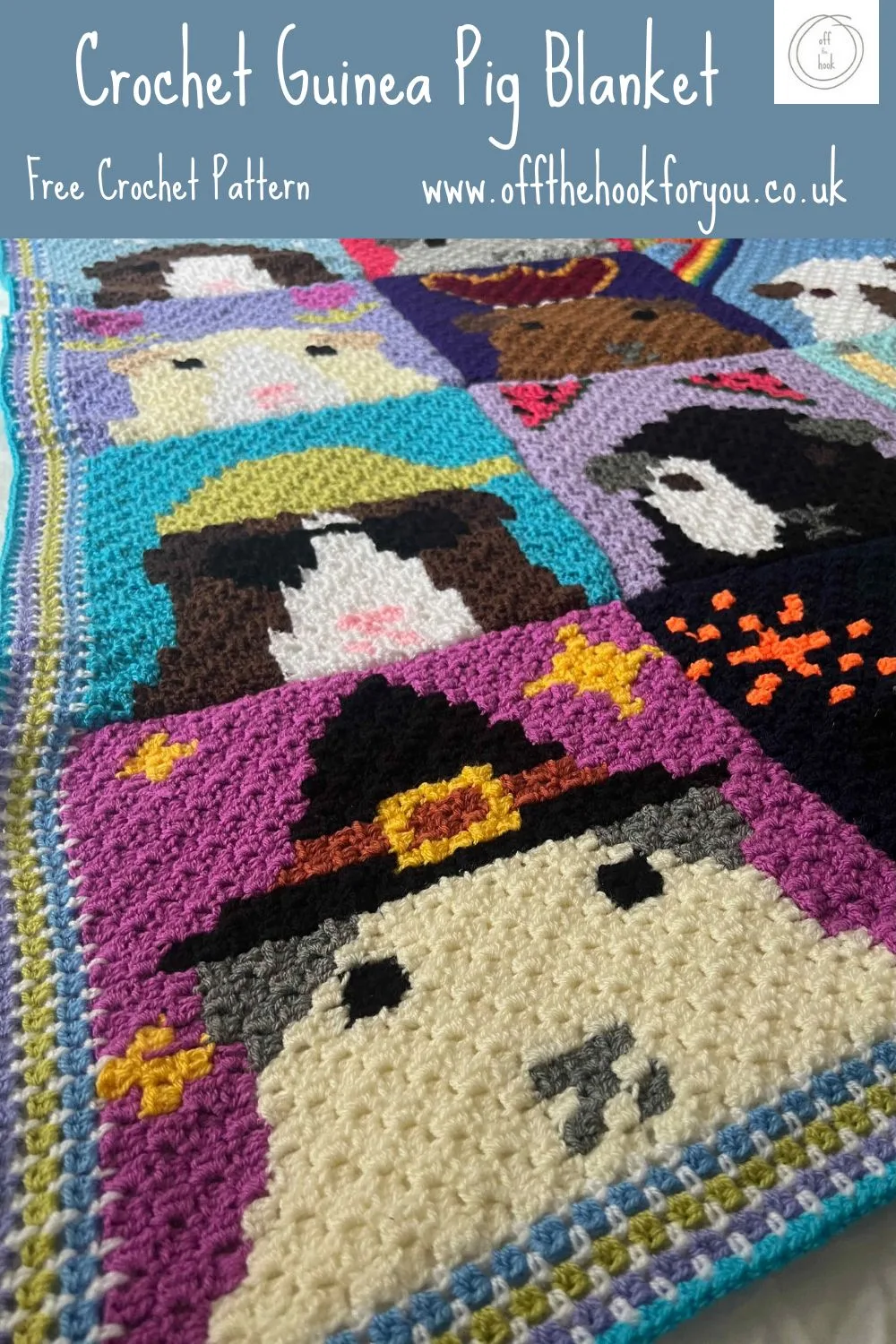 Crochet Guinea pig blanket