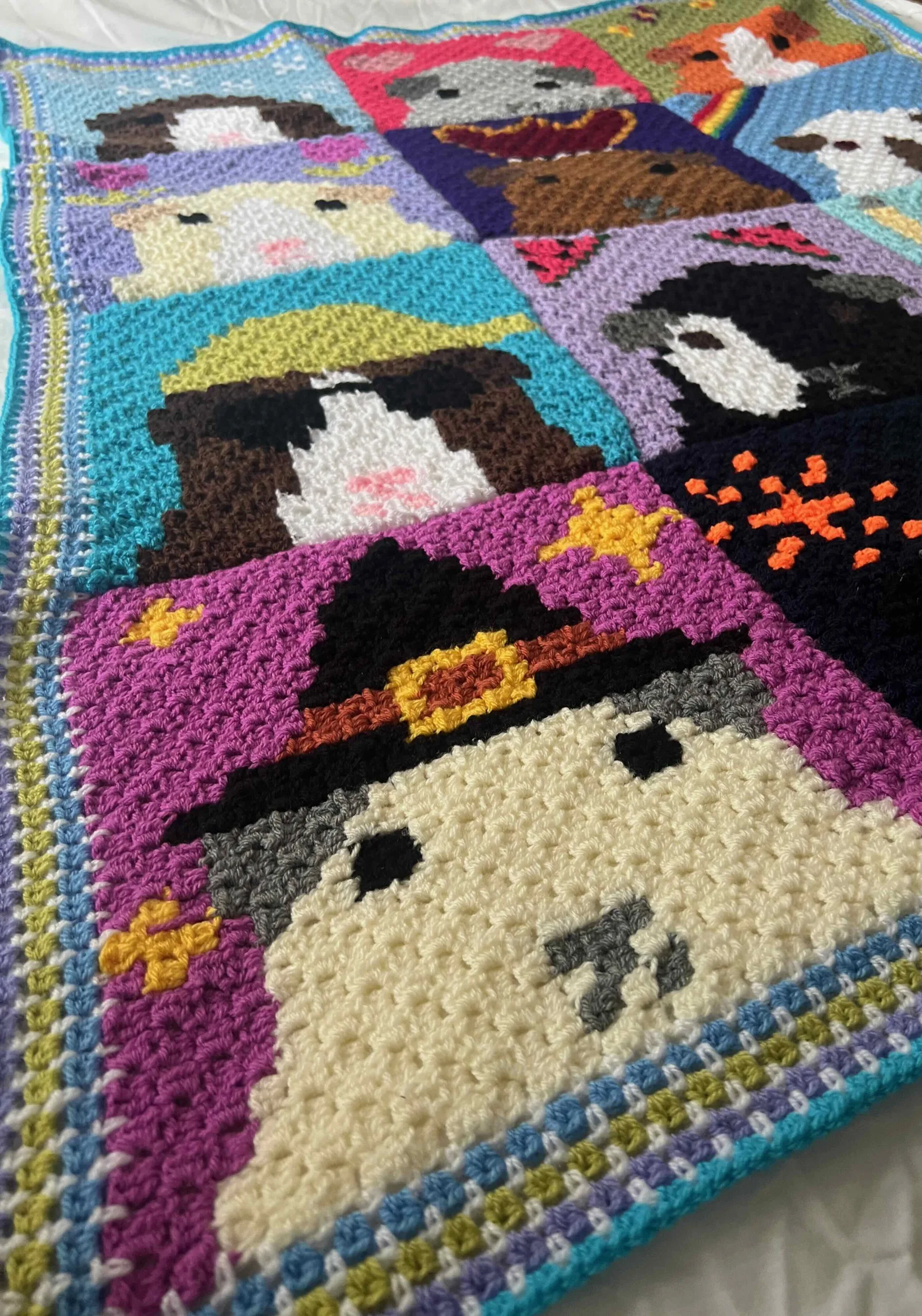 How to join a C2C blanket together