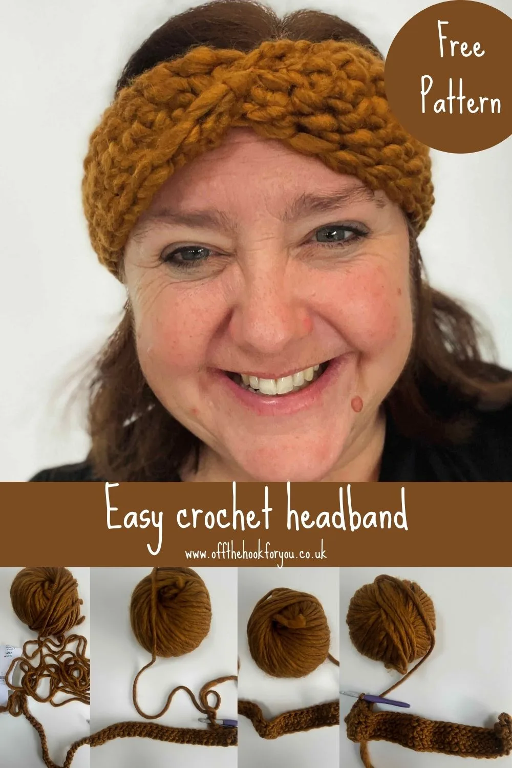 beginners crochet headband pattern