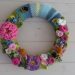 Crochet wreath summer free pattern